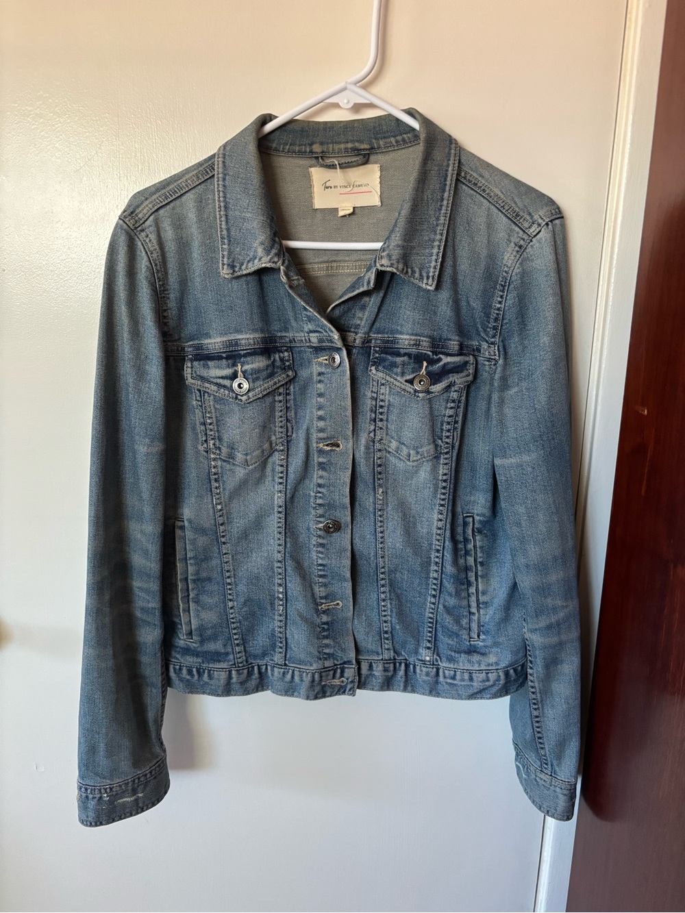 Two by Vince Camino fitted Women's Denim Jacket size M